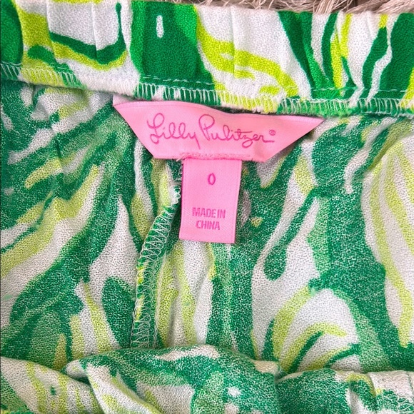 Lilly Pulitzer Ramona Vacation Summer Mini Skort in Toucan Green Coco Loca Sz 0 - Picture 2 of 8